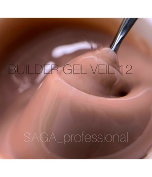 Гель Saga Builder Gel Veil №012, 15 мл